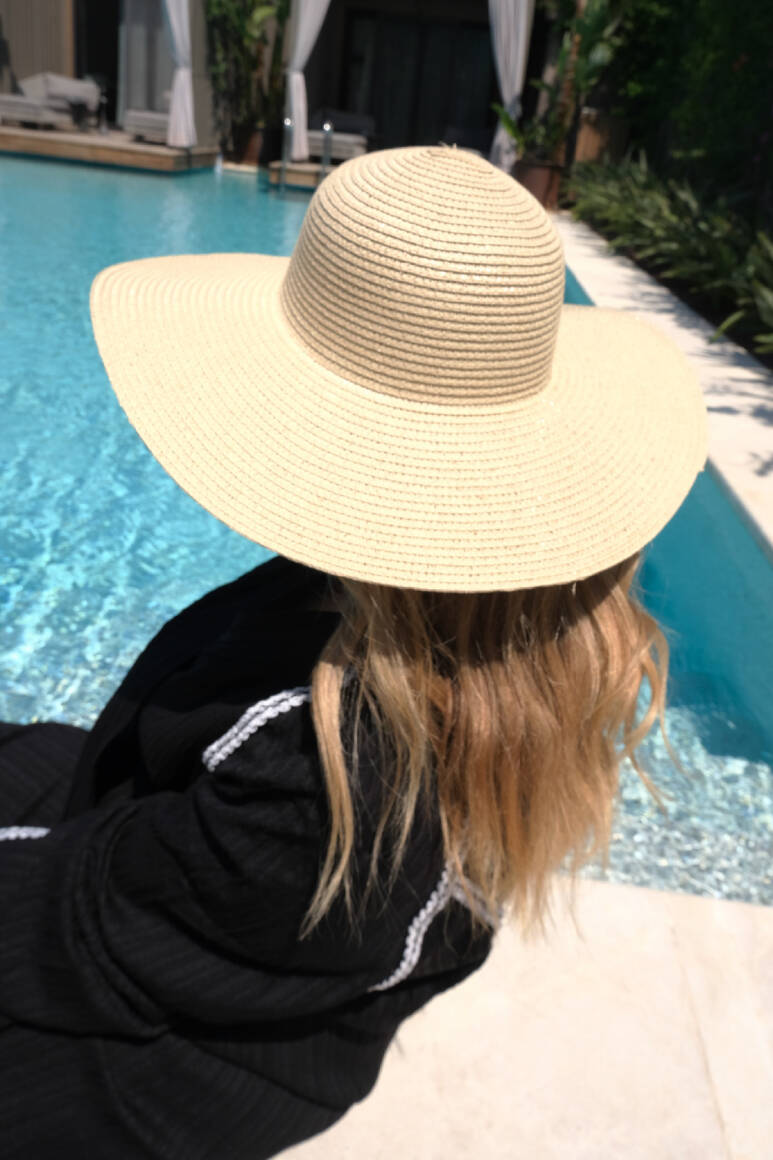 Basic Hasır Şapka Natürel - EMNORA