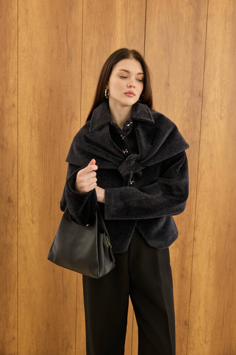 Belden Oturtmalı Atkılı Fox Kaban Siyah - 7