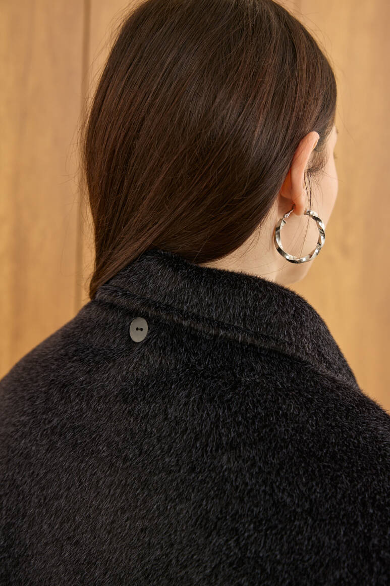 Belden Oturtmalı Atkılı Fox Kaban Siyah - 4