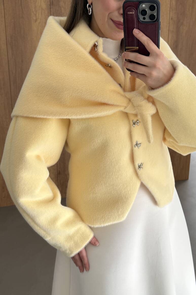 Belden Oturtmalı Atkılı Fox Kaban Soft Sarı - 7