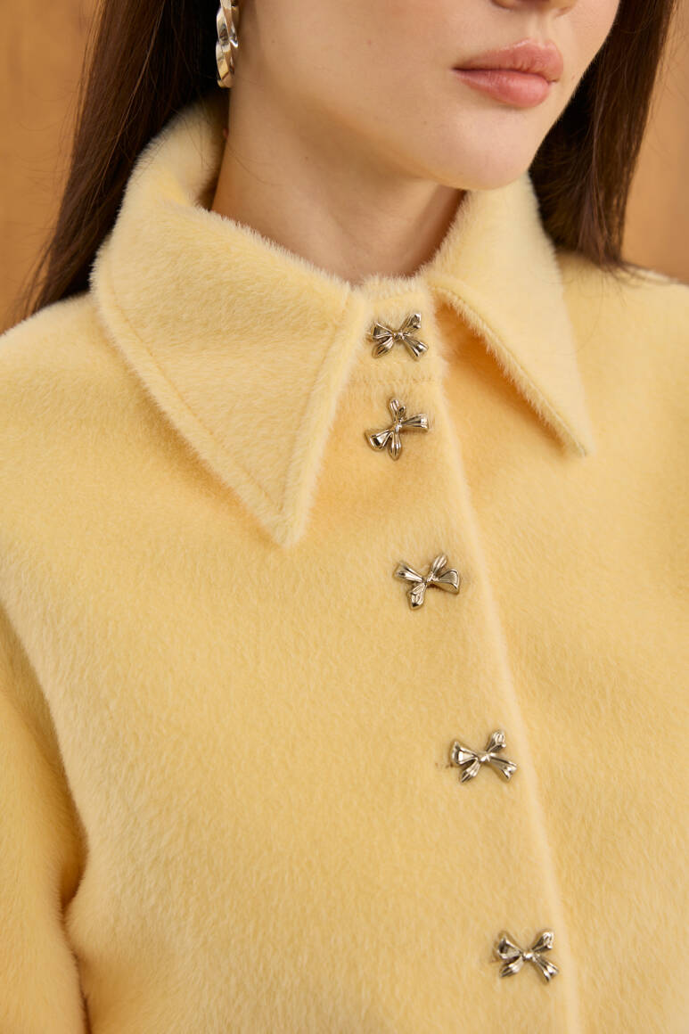 Belden Oturtmalı Atkılı Fox Kaban Soft Sarı - 3