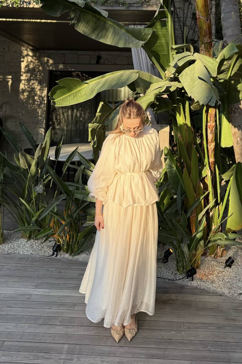 Biye Detaylı Princess Etek Taş - EMNORA