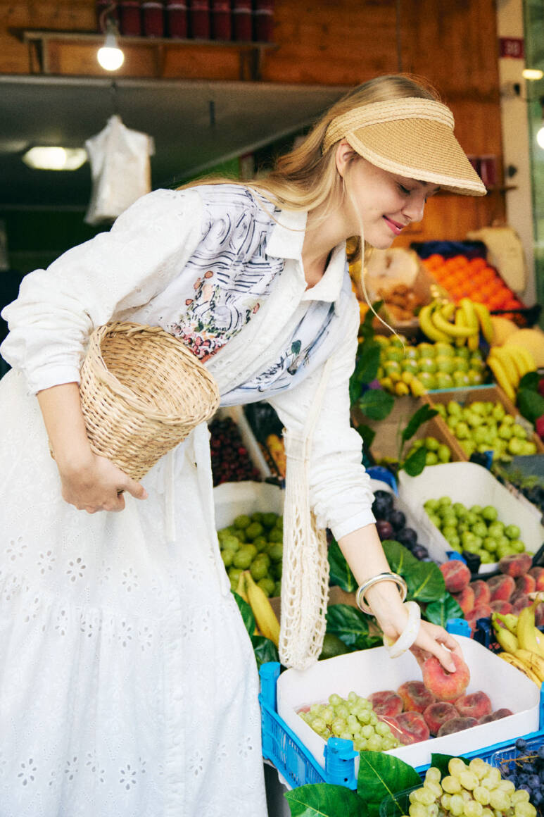 Brode Gömlek Elbise Beyaz - 9