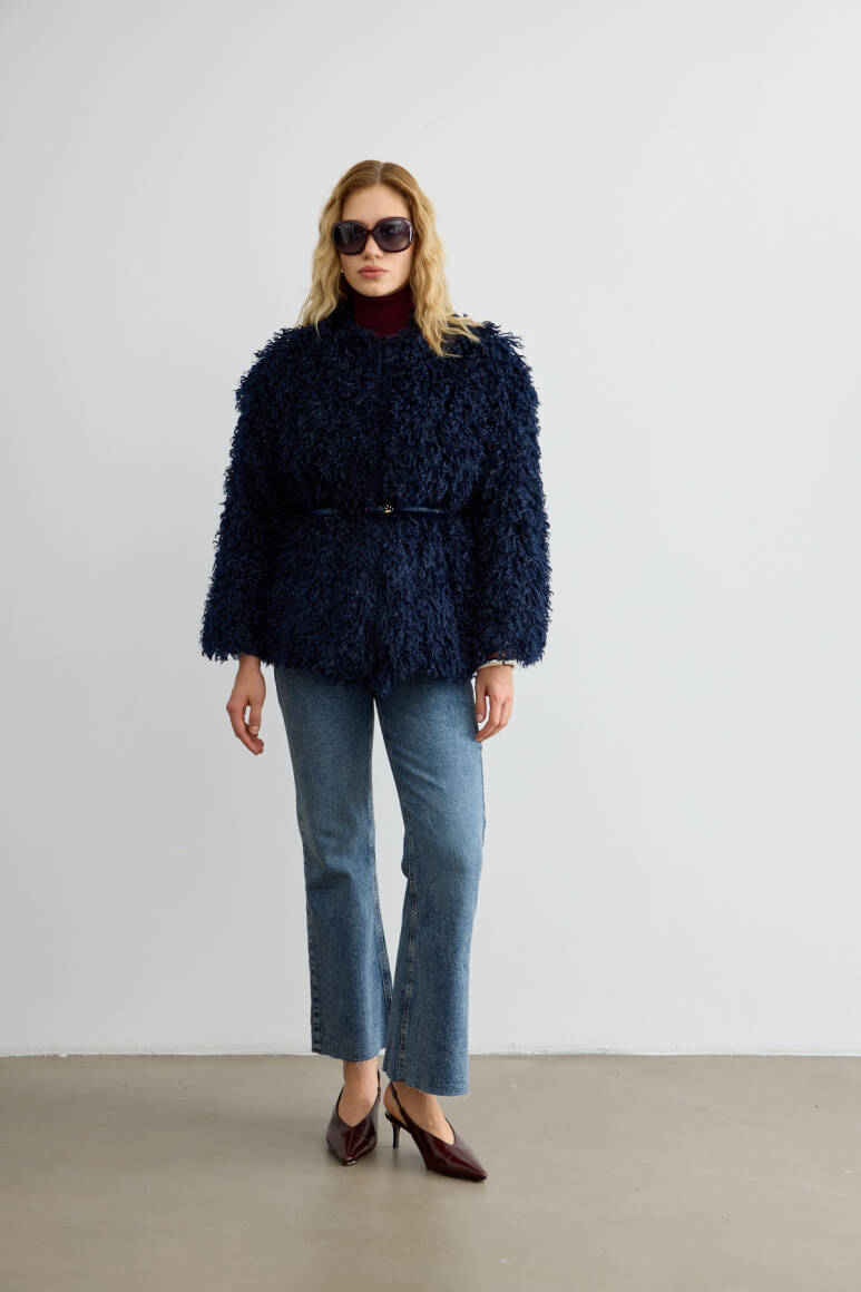 Bürümcük Kürk Lacivert - 2