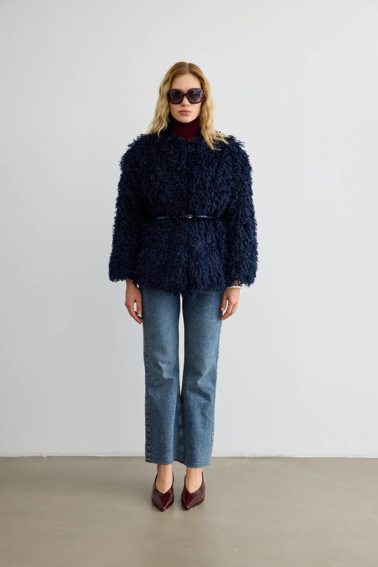 Bürümcük Kürk Lacivert - 3