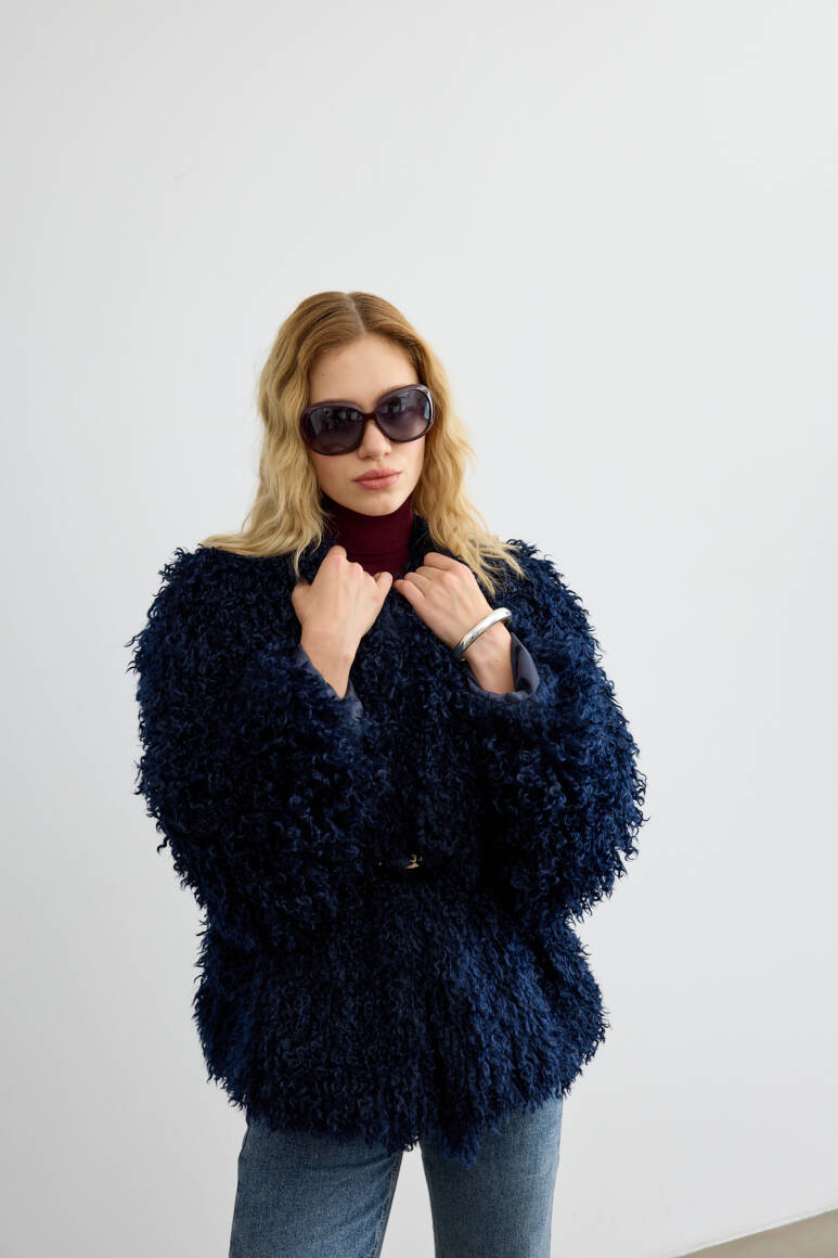 Bürümcük Kürk Lacivert - 4