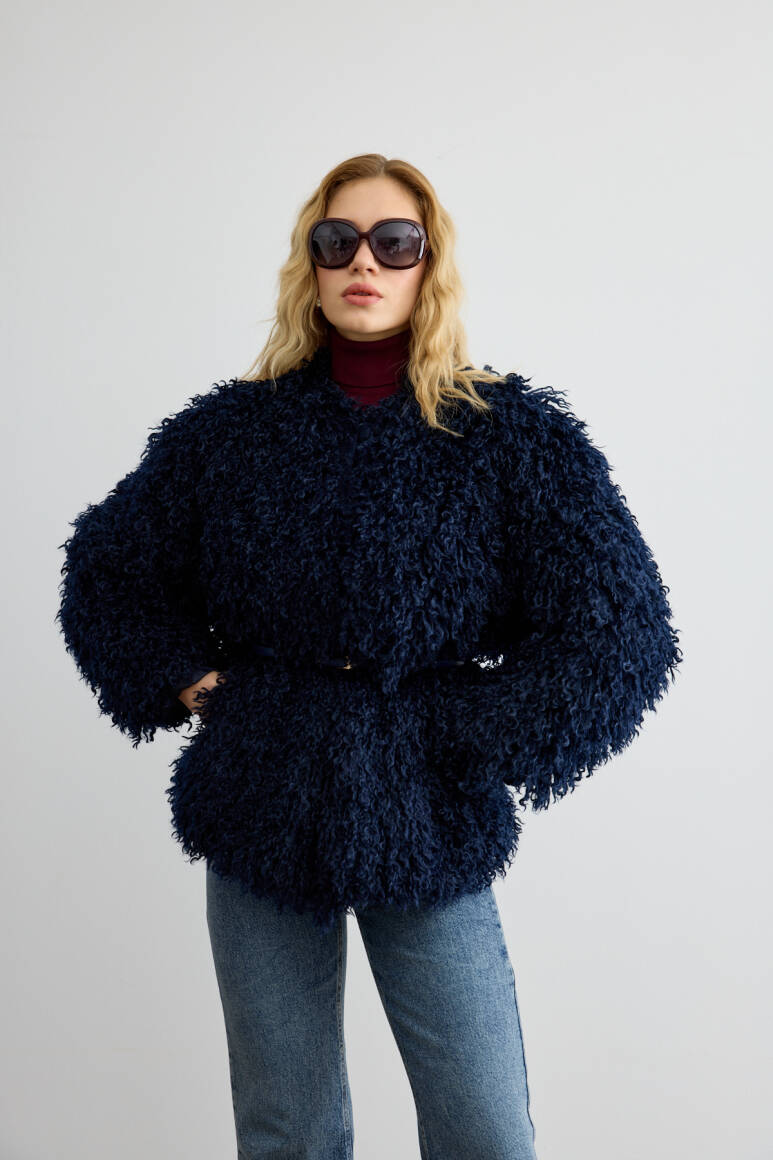 Bürümcük Kürk Lacivert - 1