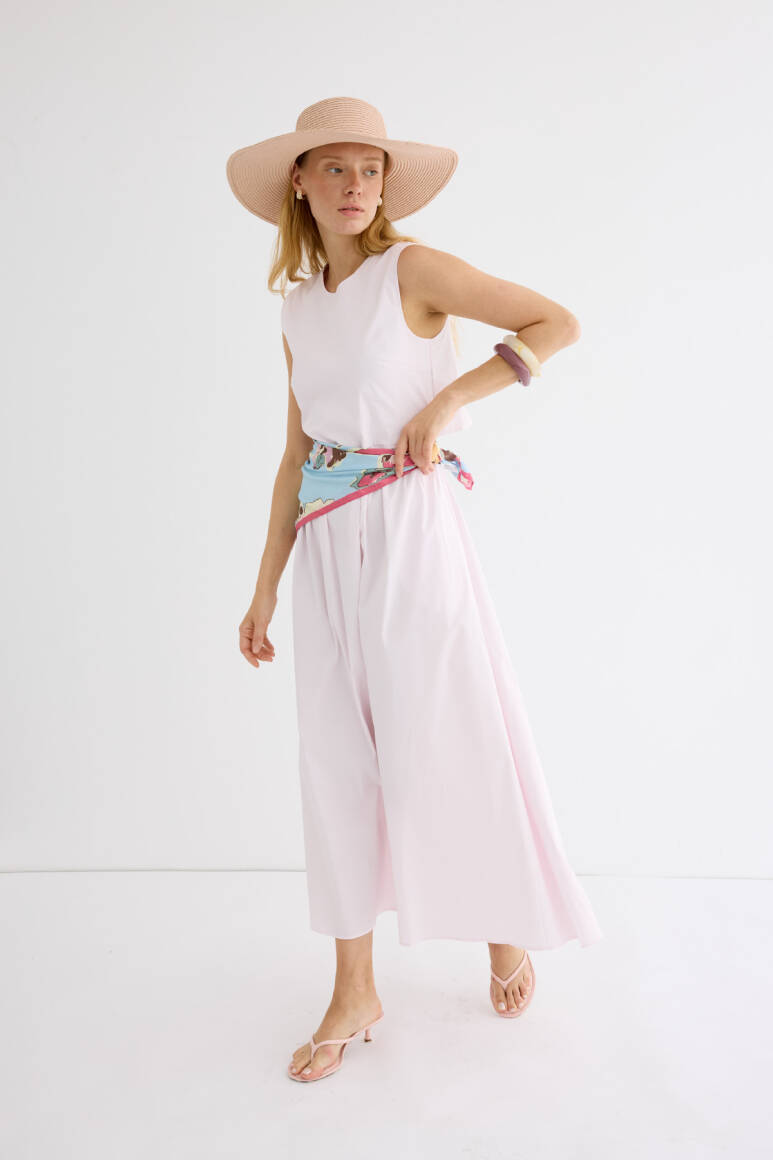 Cosmo Poplin Elbise Soft Pembe - 3