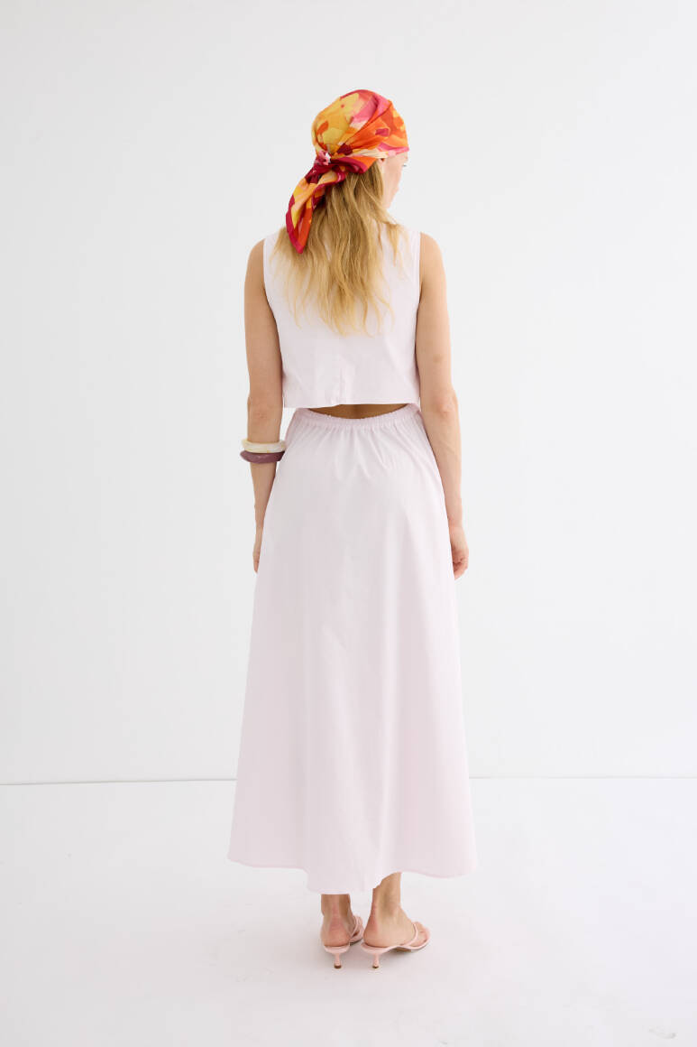 Cosmo Poplin Elbise Soft Pembe - 4