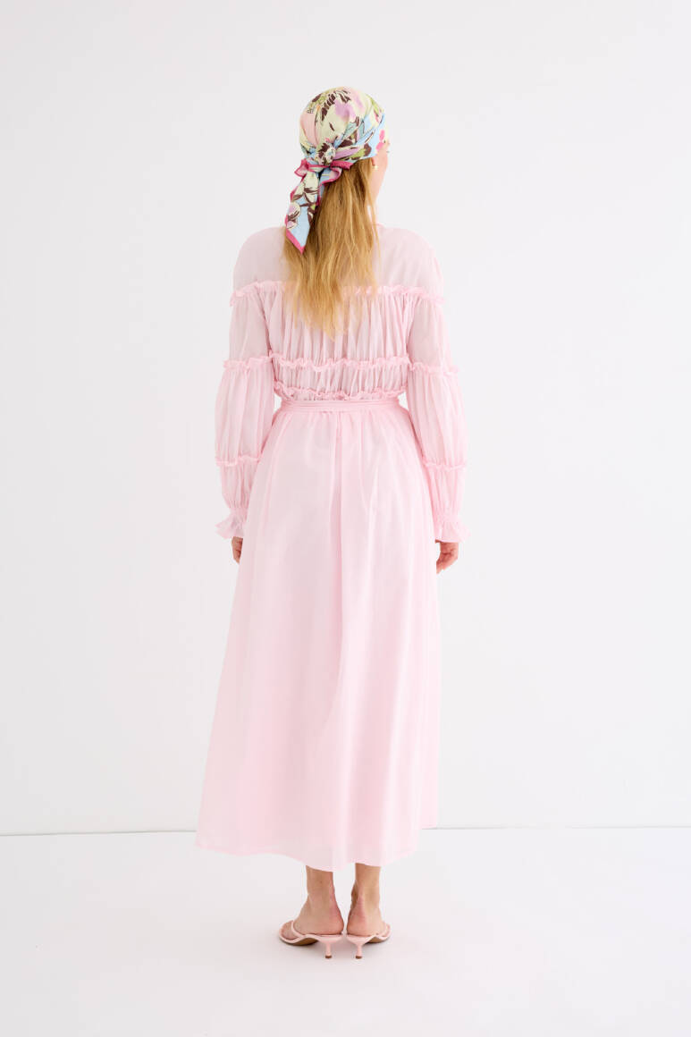 Daisy Vual Elbise Soft Pembe - 18