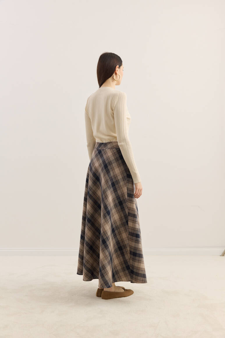 Ekose Kloş Etek Taş - 4