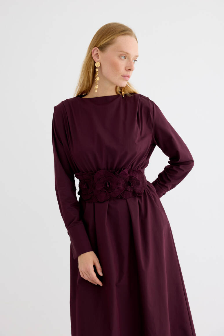 Hera Elbise Burgonya - 6