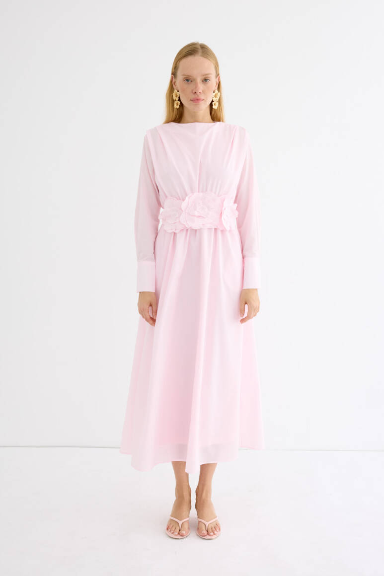 Hera Elbise Soft Pembe - EMNORA