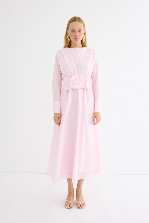 Hera Elbise Soft Pembe - 1
