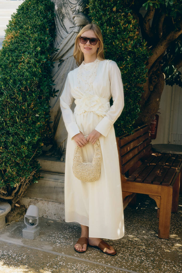 Hera Elbise Soft Sarı - EMNORA