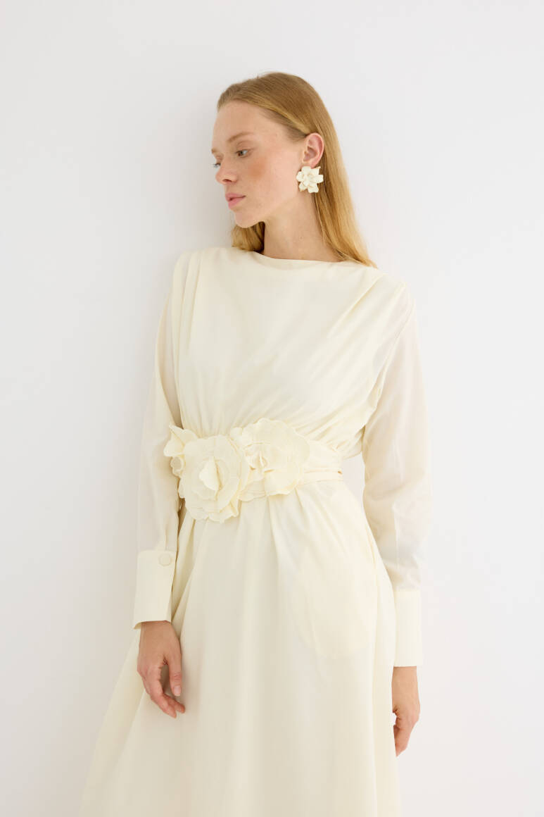 Hera Elbise Soft Sarı - 5