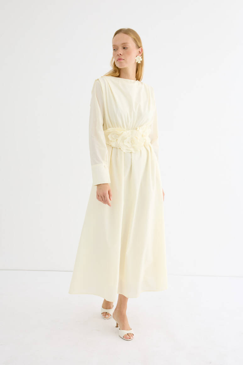 Hera Elbise Soft Sarı - 3