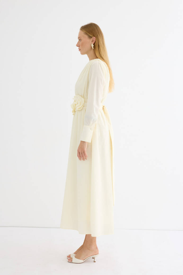 Hera Elbise Soft Sarı - 8