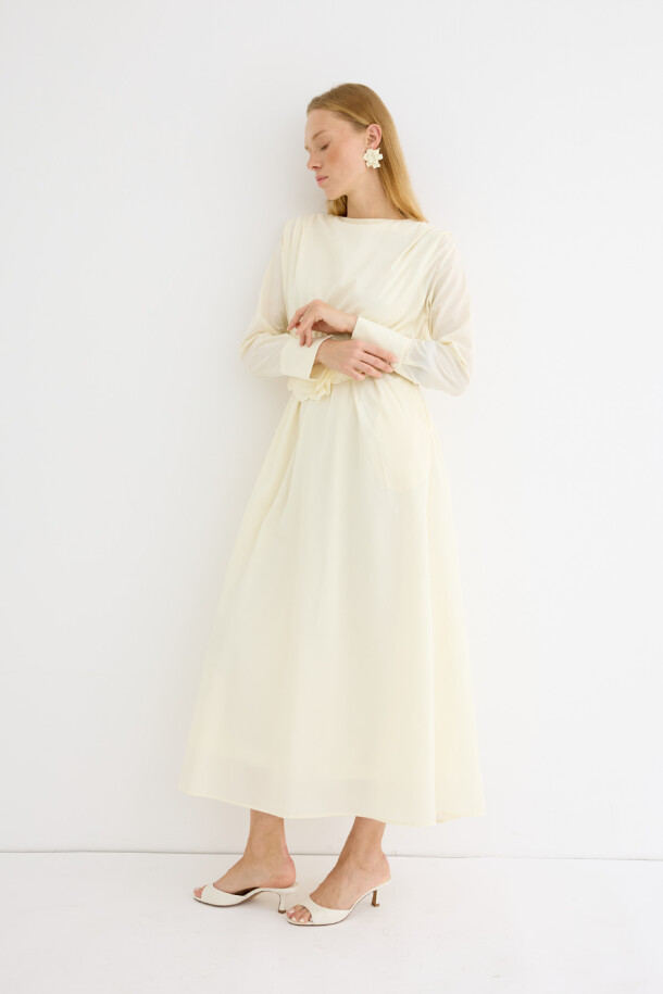 Hera Elbise Soft Sarı - 7