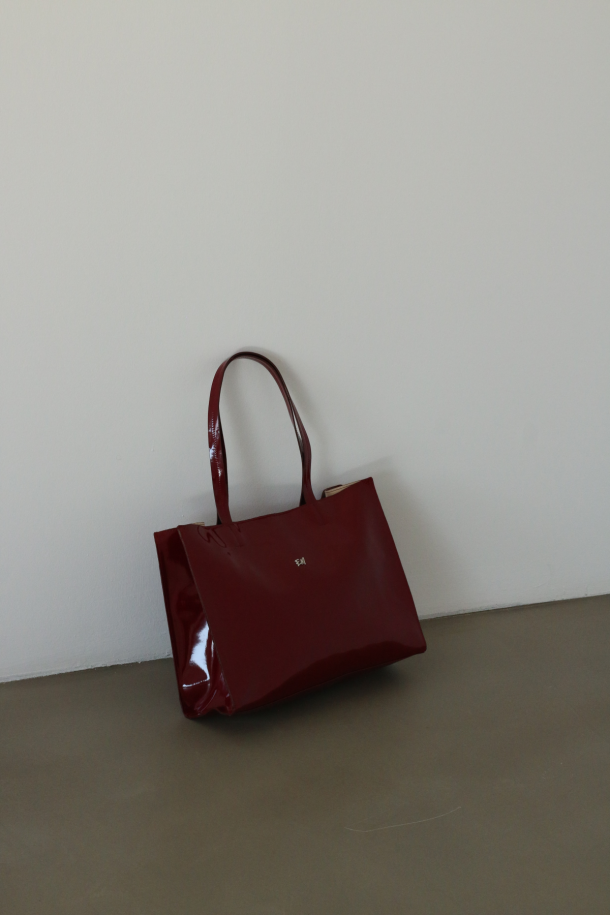 Basic Shopper Çanta Bordo - 7
