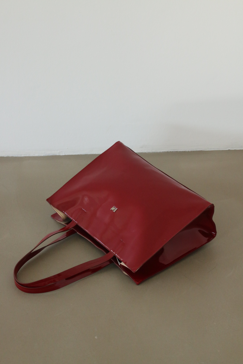 Basic Shopper Çanta Bordo - 6