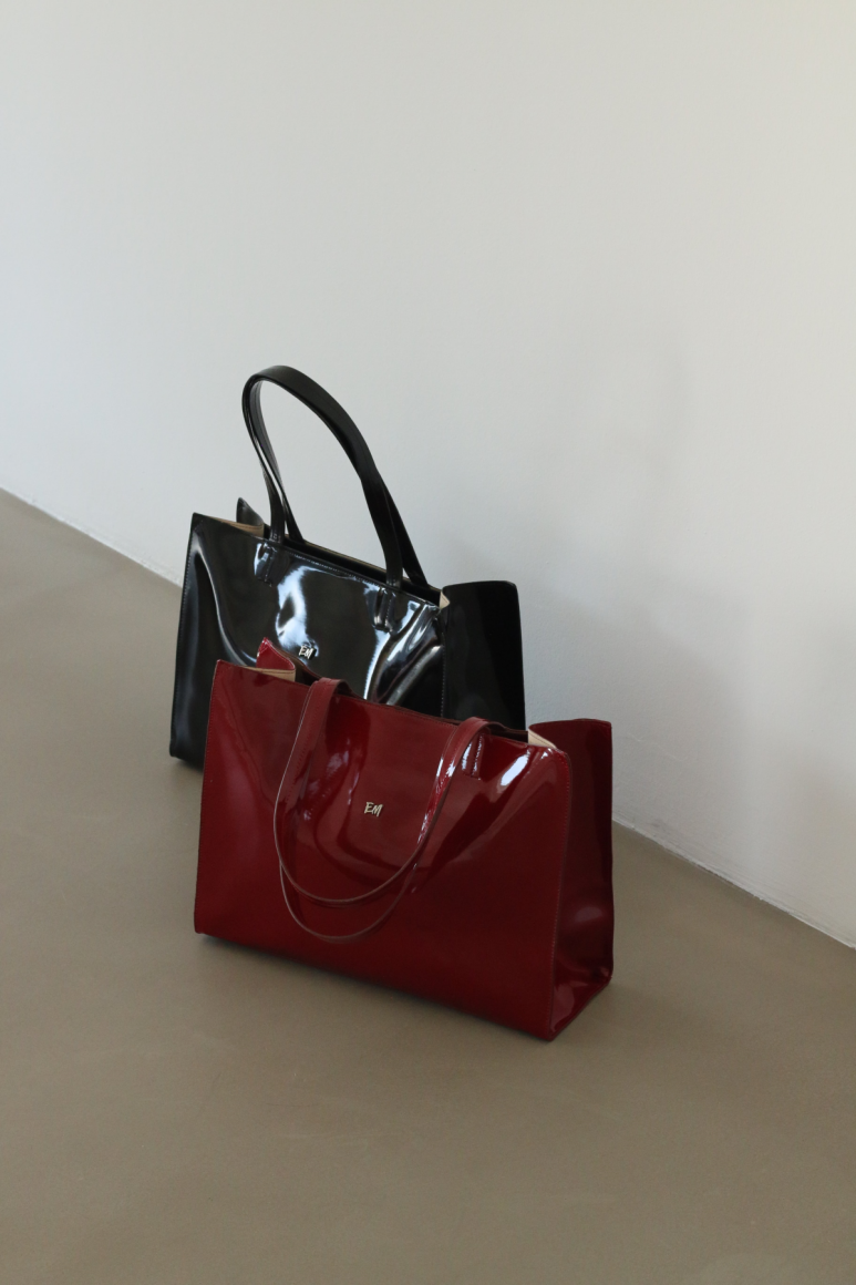 Basic Shopper Çanta Bordo - 9