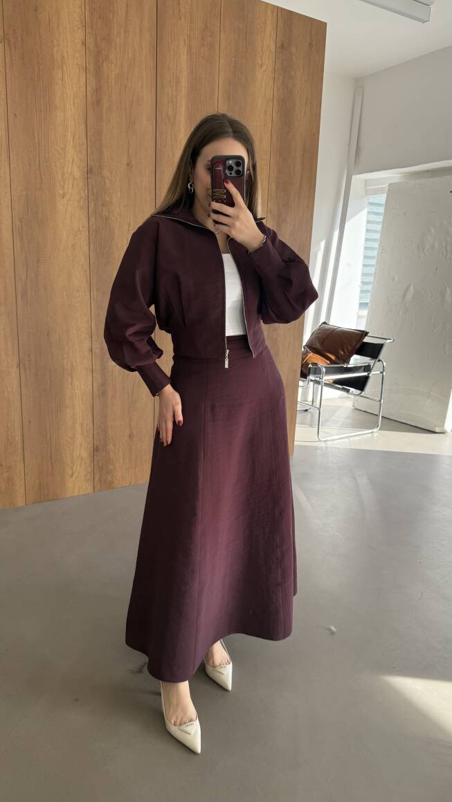 Liva Fularlı Takım Burgonya - 14