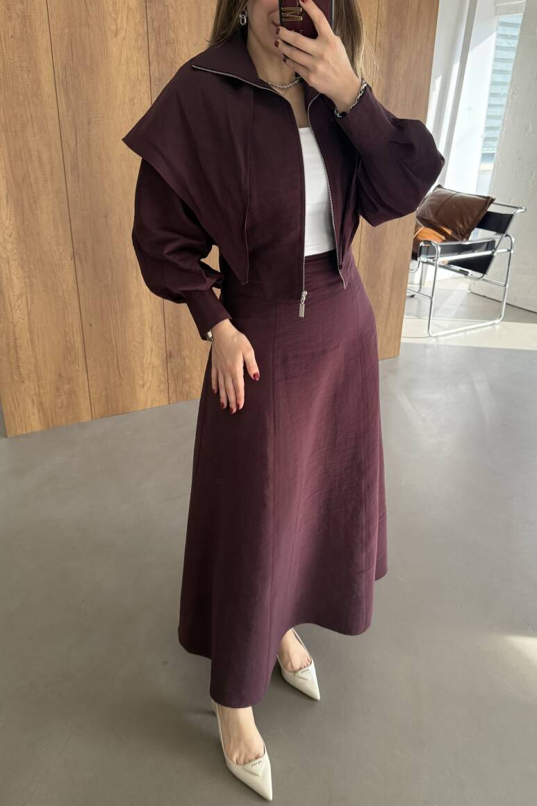 Liva Fularlı Takım Burgonya - 16