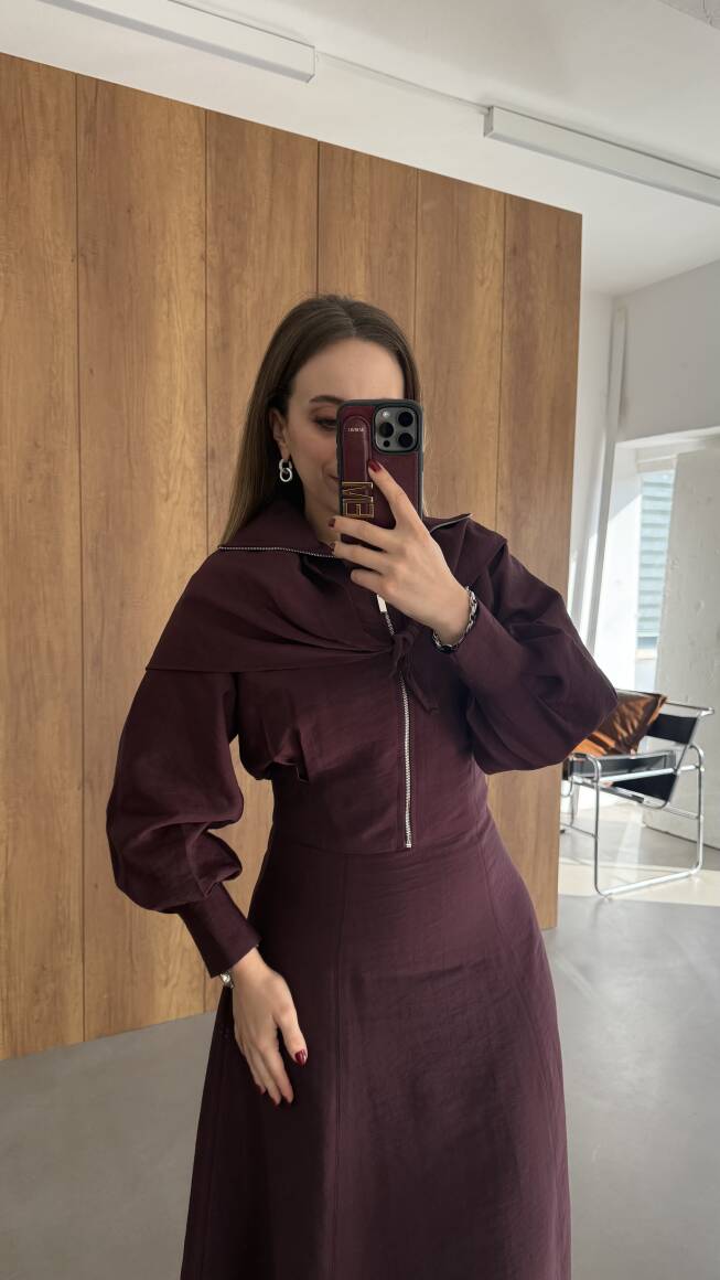 Liva Fularlı Takım Burgonya - 11