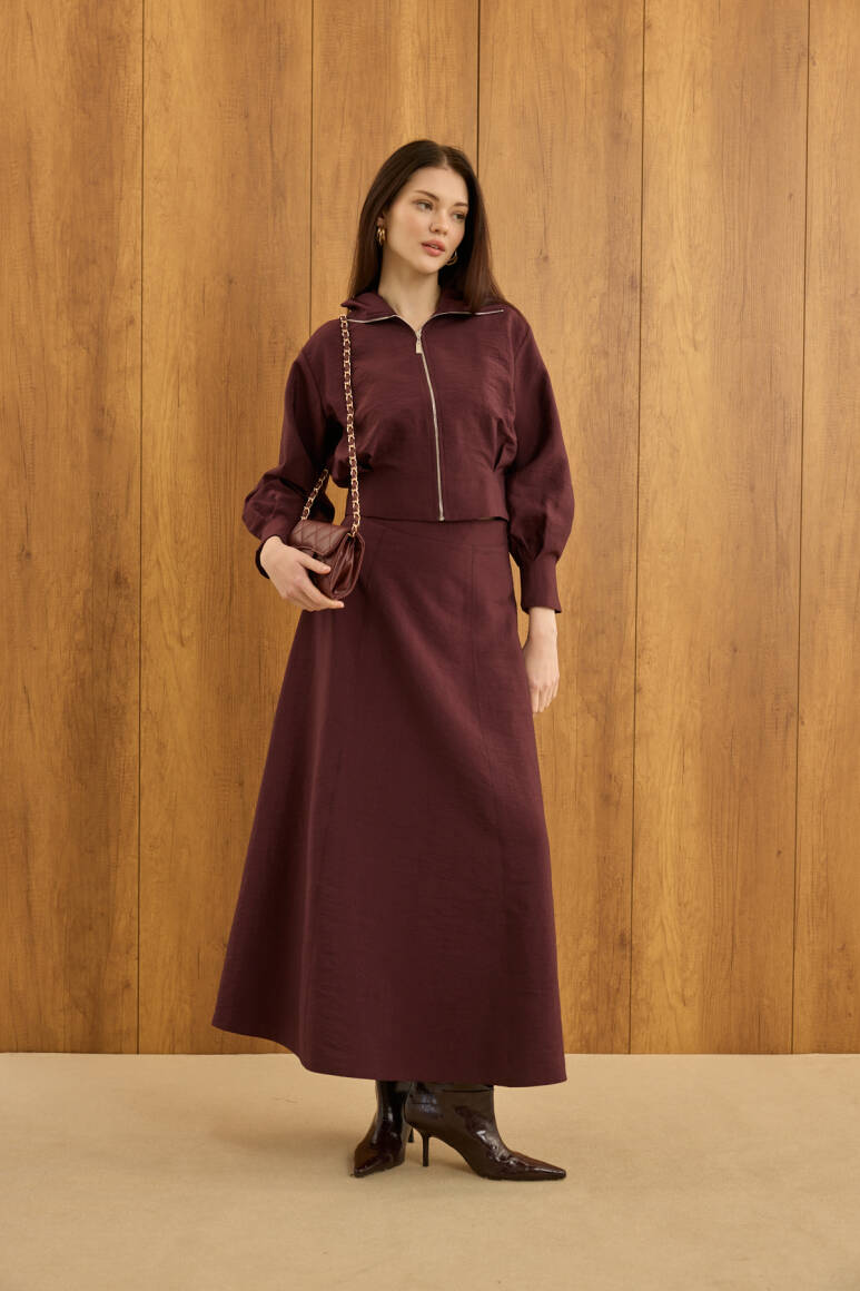 Liva Fularlı Takım Burgonya - 4