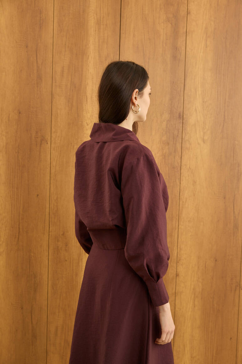 Liva Fularlı Takım Burgonya - 8