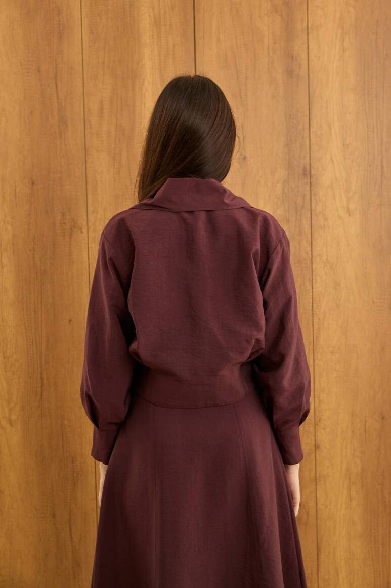 Liva Fularlı Takım Burgonya - 9