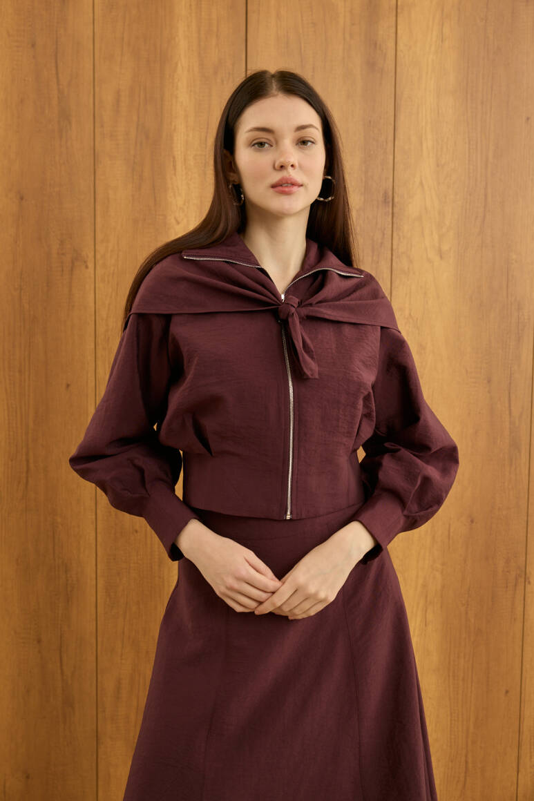 Liva Fularlı Takım Burgonya - 17