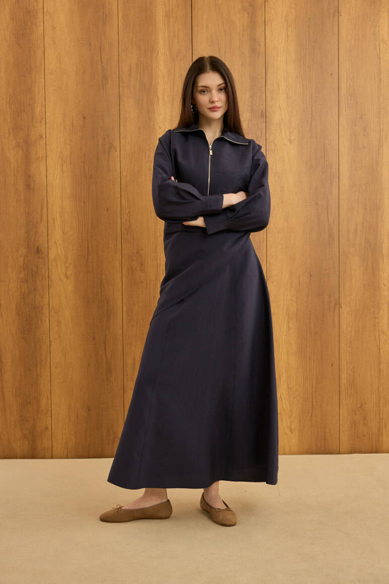 Liva Fularlı Takım Lacivert - 2