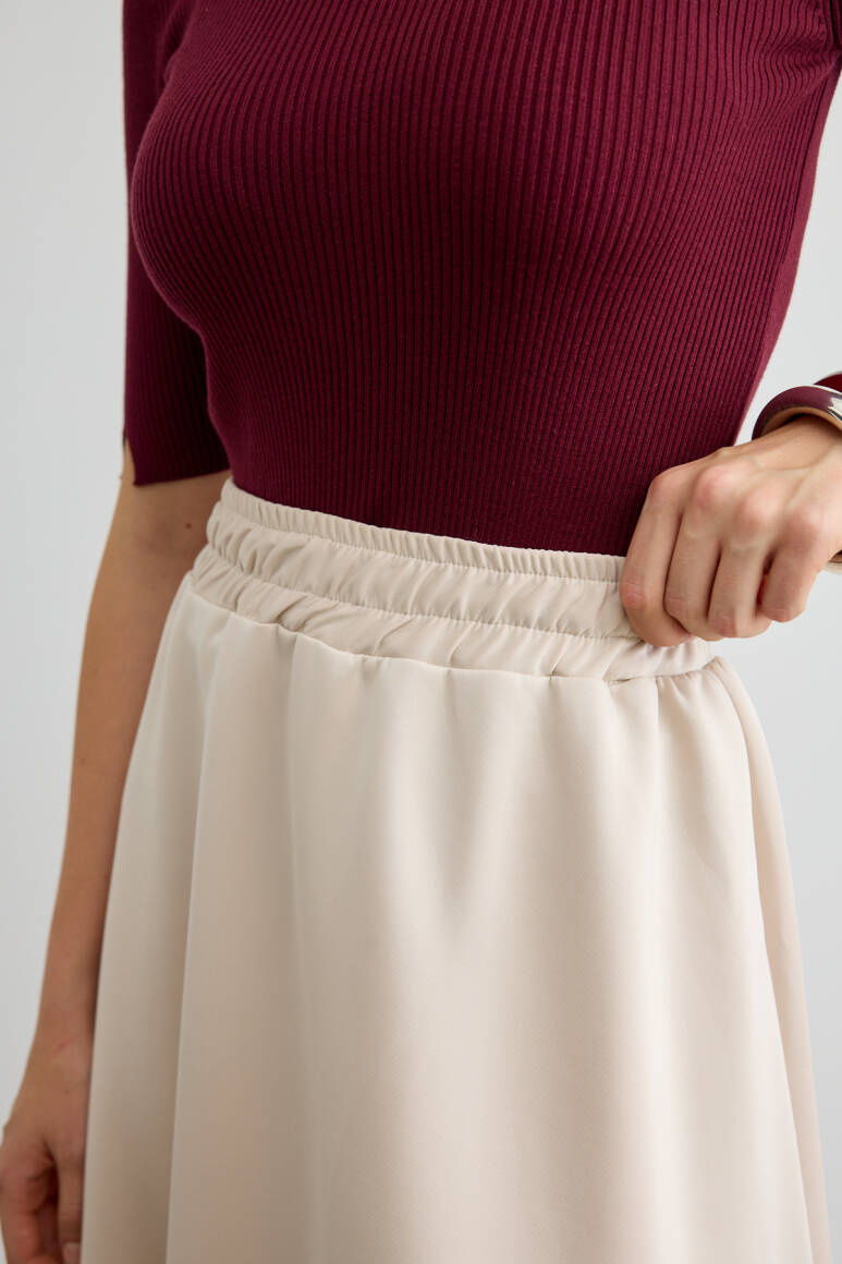 Mery Scuba Kloş Etek Taş - 11