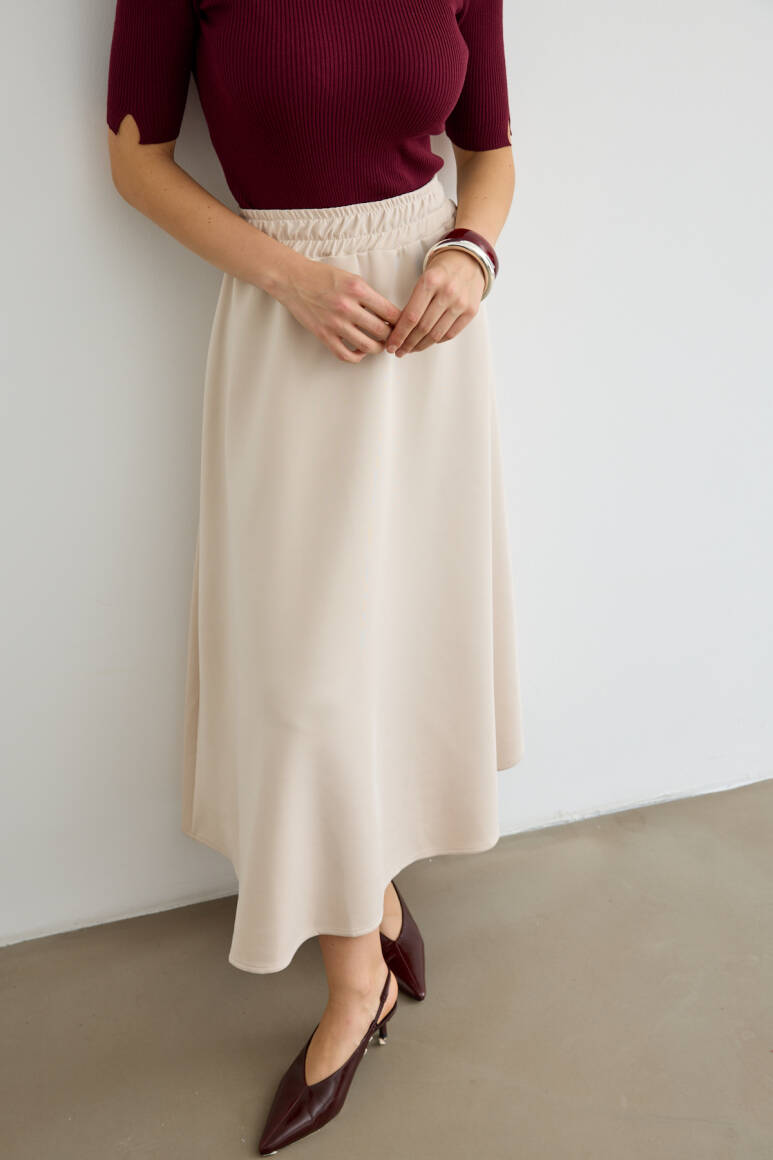 Mery Scuba Kloş Etek Taş - 10