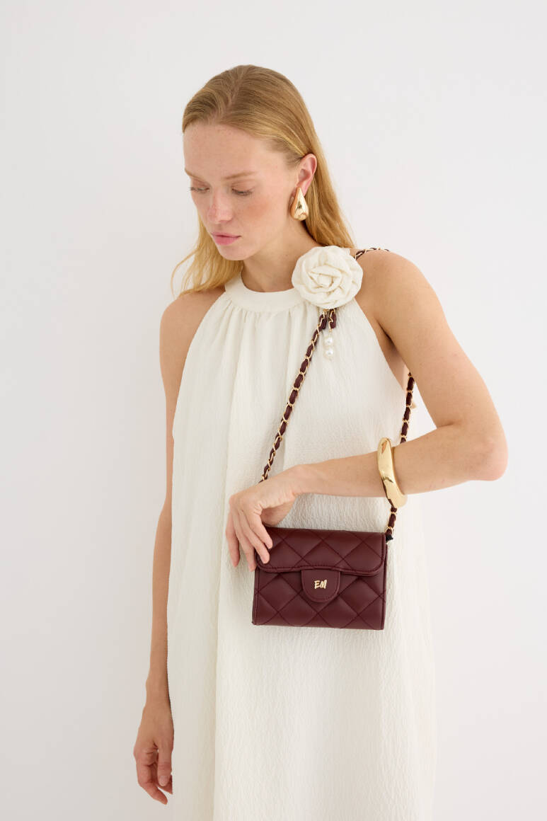 Mila Çanta Bordo - 6