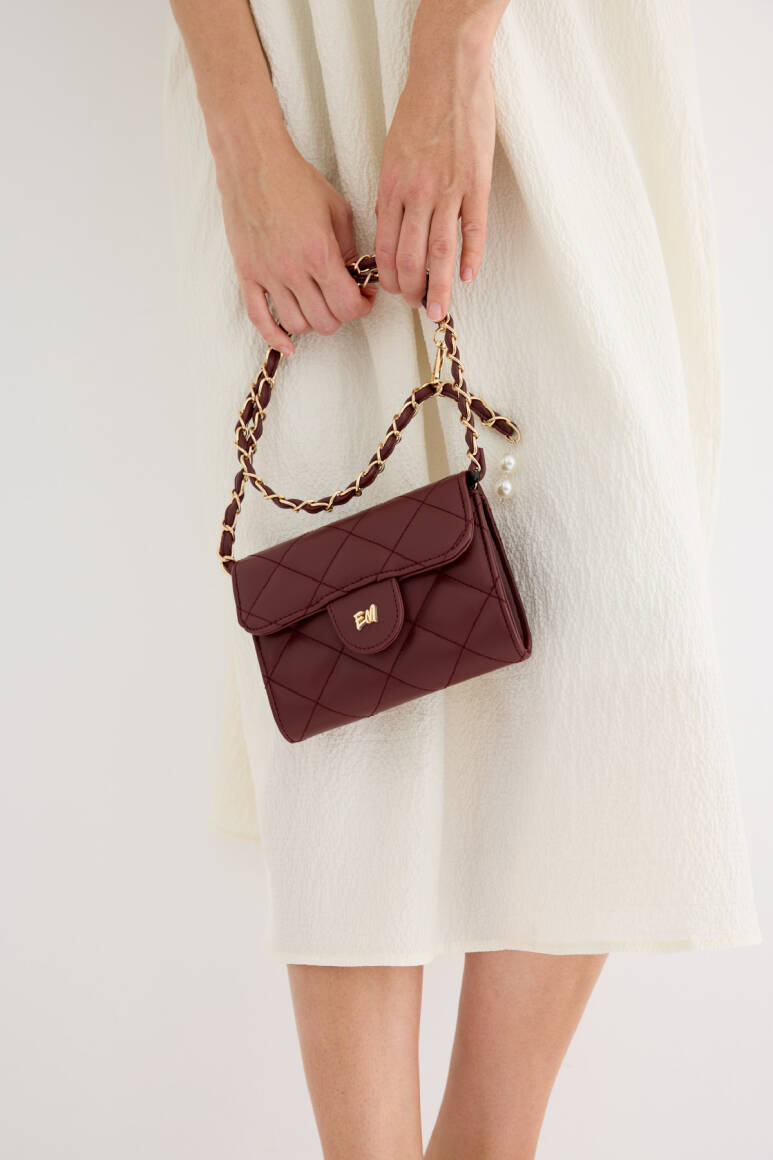 Mila Çanta Bordo - 2