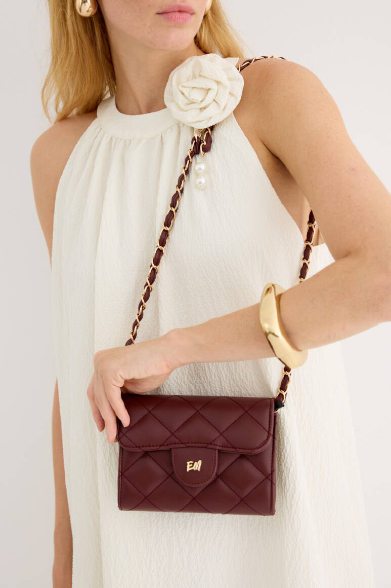 Mila Çanta Bordo - 1