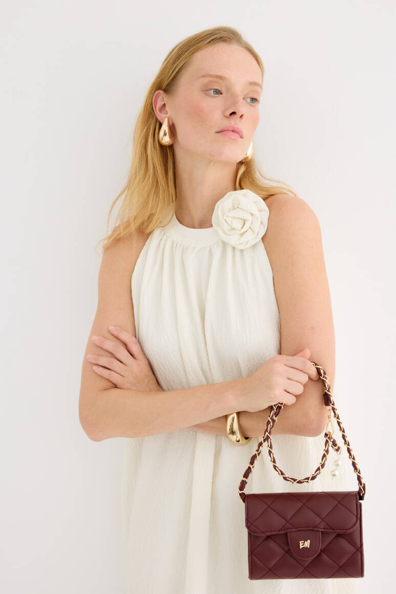 Mila Çanta Bordo - 7