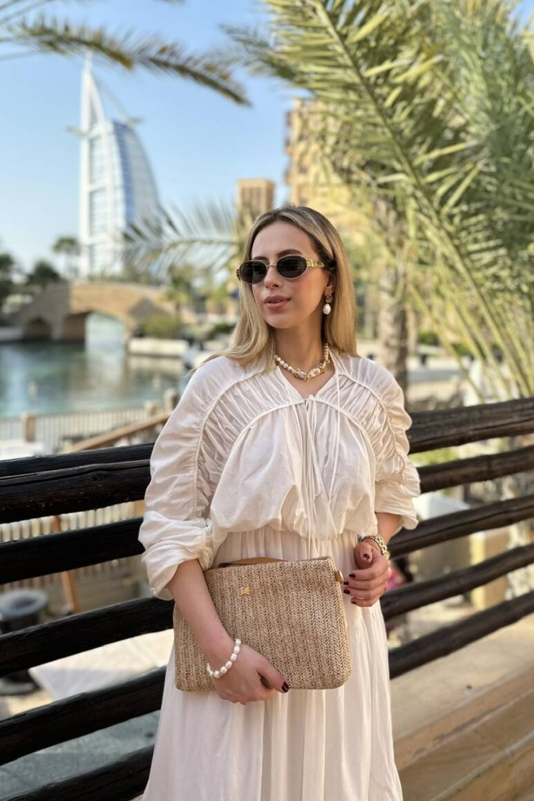 Mio Vual Elbise Beyaz - 11