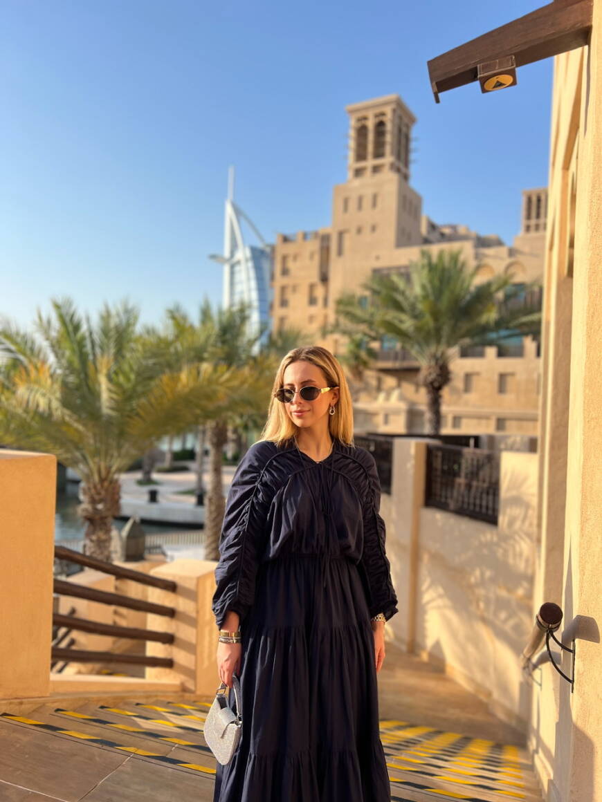 Mio Vual Elbise Lacivert - 12