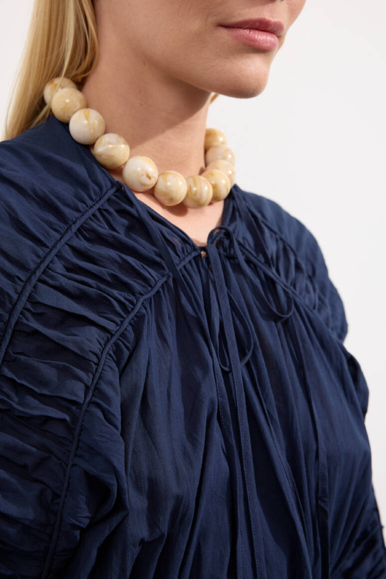 Mio Vual Elbise Lacivert - 7