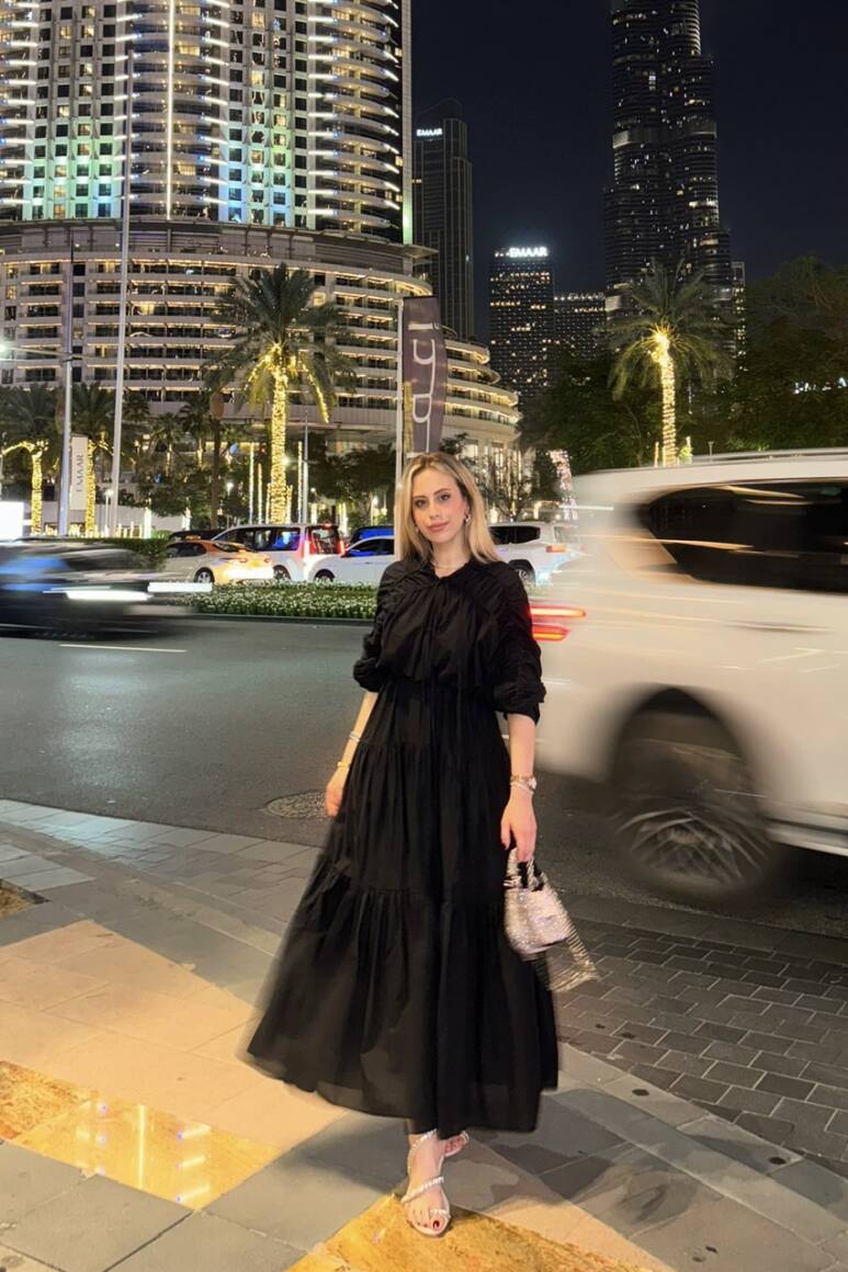 Mio Vual Elbise Siyah - 10