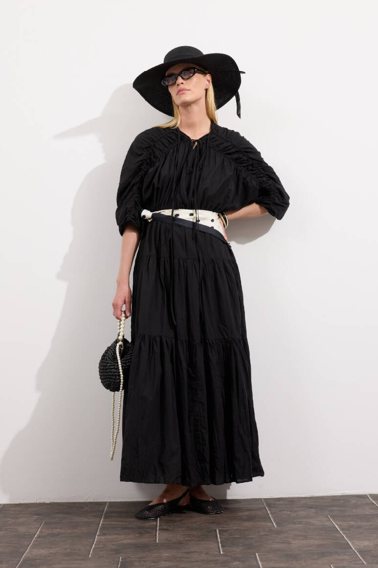 Mio Vual Elbise Siyah - 6