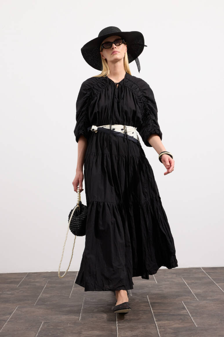 Mio Vual Elbise Siyah - EMNORA