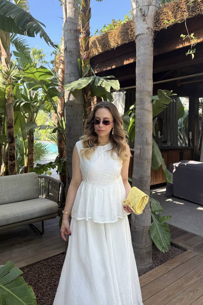 Miranda Etekli Takım Beyaz - 22