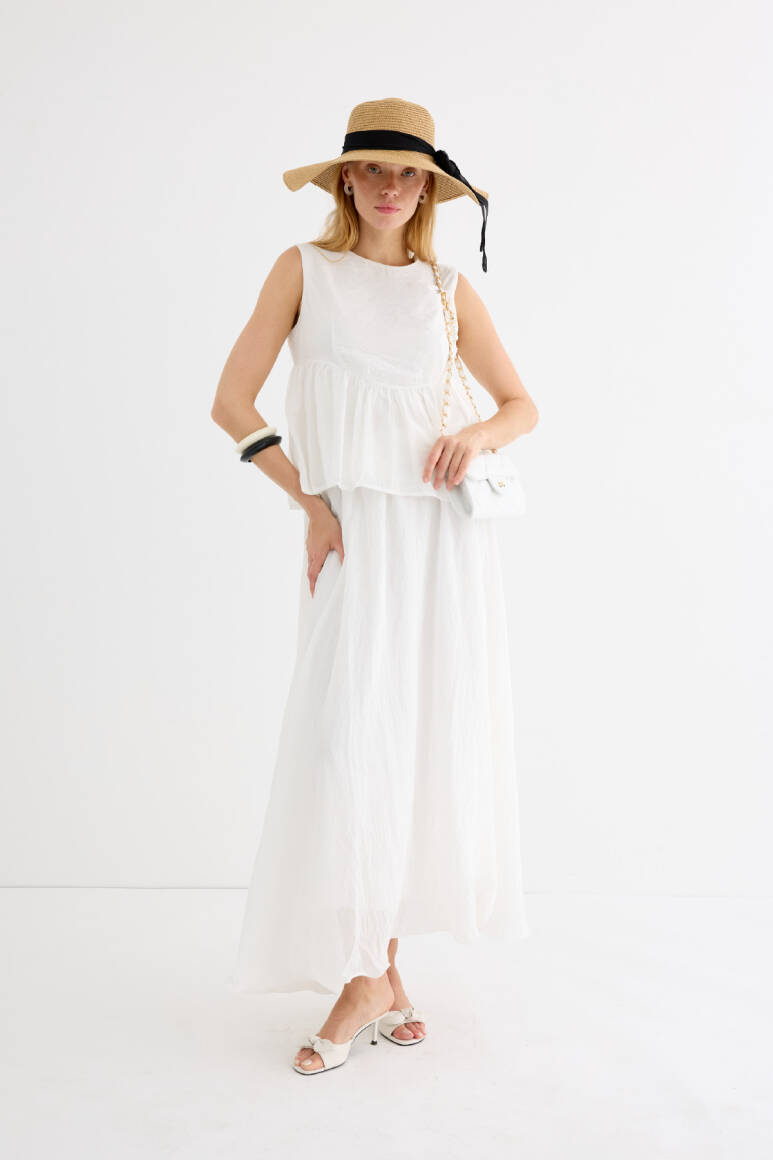 Miranda Etekli Takım Beyaz - 14