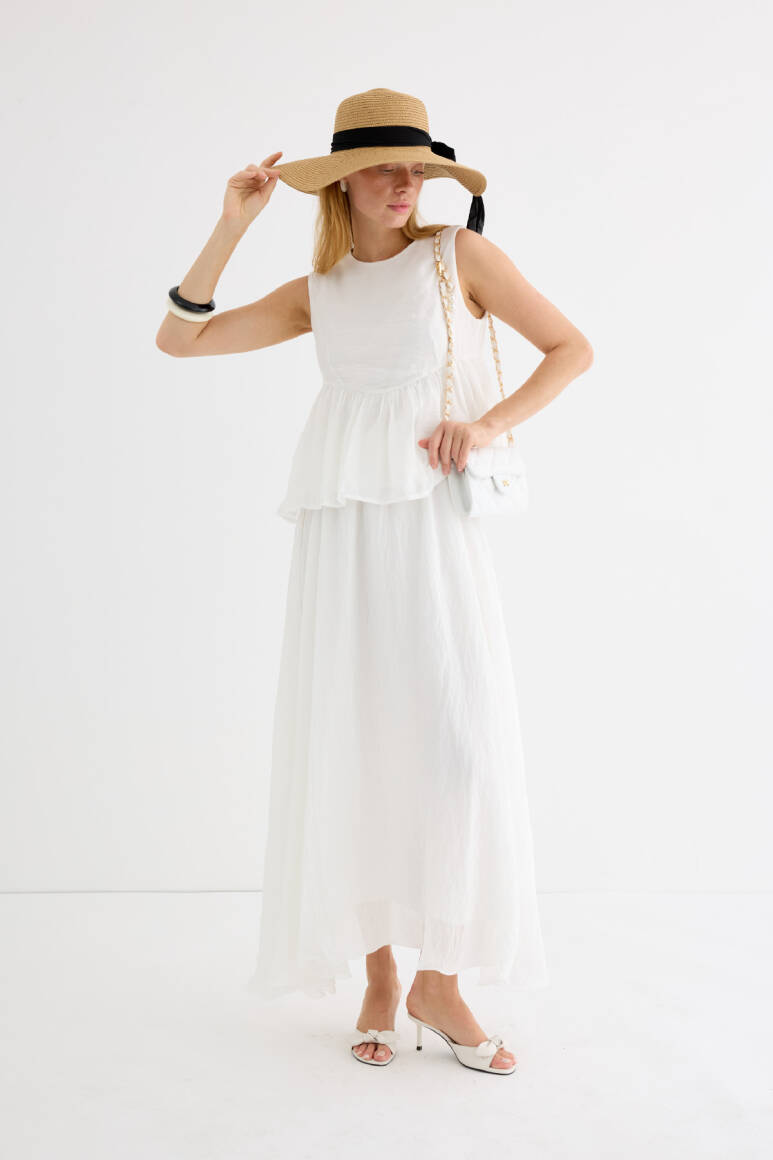 Miranda Etekli Takım Beyaz - 19