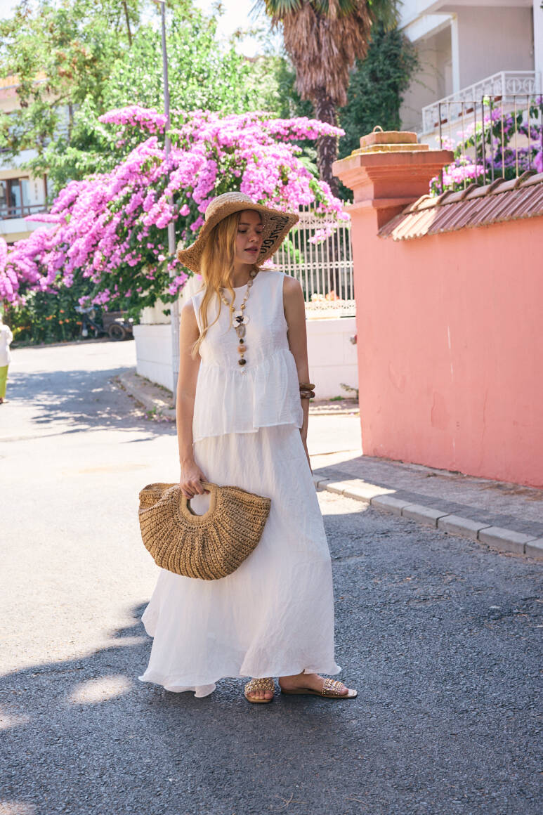 Miranda Etekli Takım Beyaz - 9